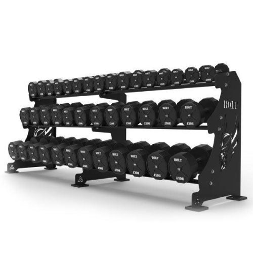 EVOLUTION URETHANE DUMBBELLS (DUMBELL RACK NOT INCLUDED) - Bolt Fitness Supply