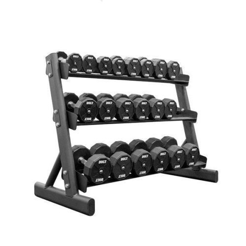 EVOLUTION URETHANE DUMBBELLS (DUMBELL RACK NOT INCLUDED) - Bolt Fitness Supply