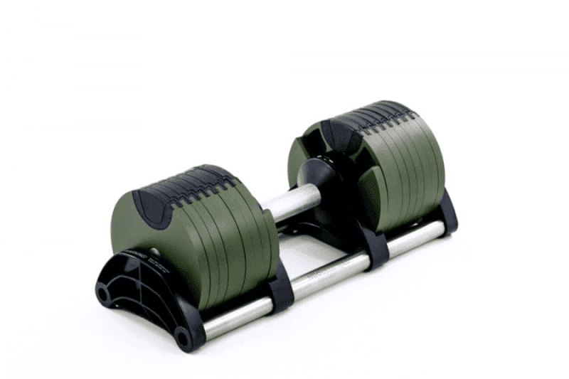 NUOBELL ADJUSTABLE DUMBBELL 5-50 LB (PAIR) - Bolt Fitness Supply